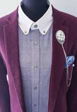 Load image into Gallery viewer, Natural Abalone & White Shell Lapel Pin