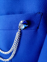 Load image into Gallery viewer, Crystal Flower Brooch Lapel Pin