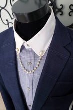 Load image into Gallery viewer, 12x12mm Ivory Pearl Collar Pin