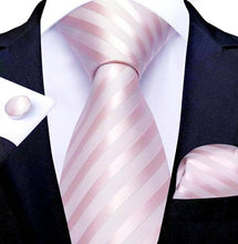 Load image into Gallery viewer, 3 Pcs Men's Silk Necktie Set
