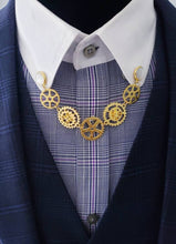 Load image into Gallery viewer, Metal Gear Collar Chain Pin