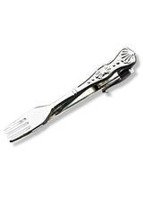 Load image into Gallery viewer, Silverware Fork Tie Bar