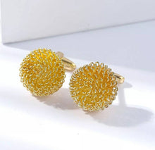 Load image into Gallery viewer, Wishy Flowers Dandelions Cufflinks