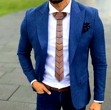 Load image into Gallery viewer, Brown Wood Laminate Necktie
