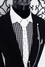 Load image into Gallery viewer, White Shiny Acrylic Necktie
