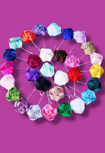 Load image into Gallery viewer, Handmade Flower Boutonniere Lapel Stick Pin
