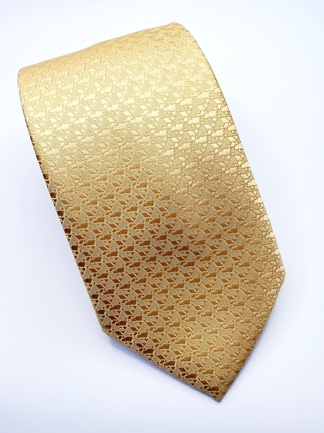 Silk Necktie and Pocket Square with Woven Cufflink Set