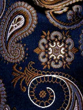 Load image into Gallery viewer, Silk Ascot &amp; Pocket Square with Woven Cufflink Set
