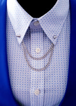 Load image into Gallery viewer, Black Spike Collar Chain Pin
