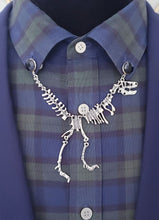 Load image into Gallery viewer, Dinosaur Bones Collar Pin
