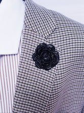 Load image into Gallery viewer, Rose Rhinestone Lapel Pin
