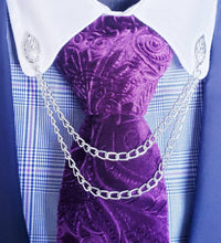 Load image into Gallery viewer, Pearl Leaf Collar Chain Pin
