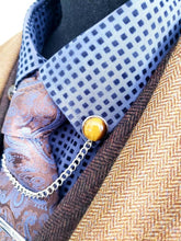 Load image into Gallery viewer, 16mm Natural Stone Collar Chain Pin
