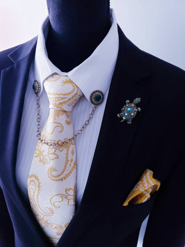 Turtle Crystal Rhinestone Brooch Lapel Pin