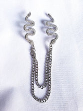 Load image into Gallery viewer, Crystal Snake Collar Chains Pin
