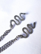 Load image into Gallery viewer, Crystal Snake Collar Chains Pin
