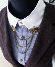 Load image into Gallery viewer, Octopus Collar Chain Pin
