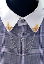 Load image into Gallery viewer, Butterfly Collar Chain Pin
