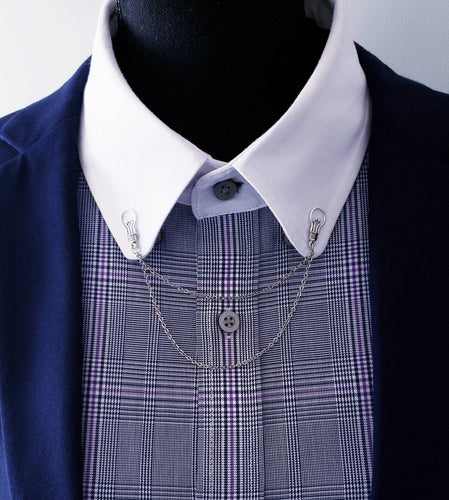 Light Bulb-shaped Collar Chain Pin 