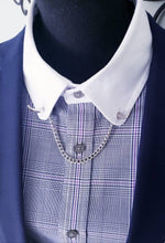 Load image into Gallery viewer, Metal Horns Collar Chain Pin
