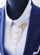 Load image into Gallery viewer, Octopus Collar Chain Pin
