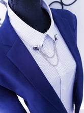 Load image into Gallery viewer, Functional Time Piece Clock Collar Chain Pin
