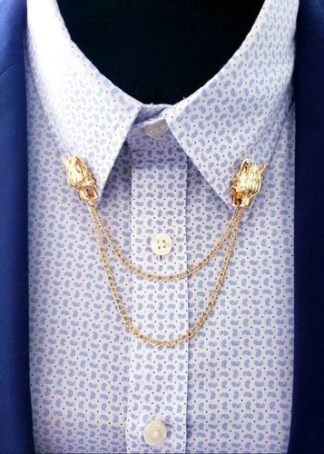 Wolf Collar Chain Pin