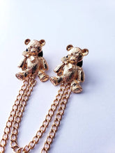 Load image into Gallery viewer, Teddy Bear Collar Chain Pin
