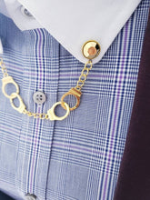 Load image into Gallery viewer, Freedom Handcuffs Collar Chain Pin
