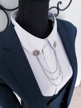 Load image into Gallery viewer, Filigree Flower Collar Pin
