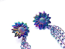Load image into Gallery viewer, Sunflower Collar Chain Pin
