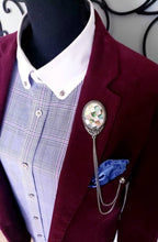 Load image into Gallery viewer, Natural Abalone &amp; White Shell Lapel Pin
