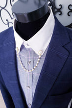 Load image into Gallery viewer, 12x12mm Ivory Pearl Collar Pin
