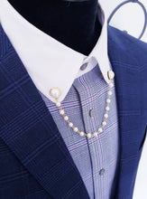 Load image into Gallery viewer, 12x12mm Ivory Pearl Collar Pin
