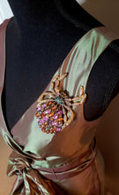 Load image into Gallery viewer, Crystal Rhinestones Spider Brooch Pin

